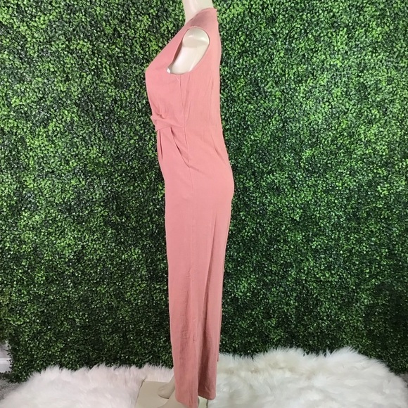 Mauve pink wide leg jumpsuit nwt - Picture 4 of 4